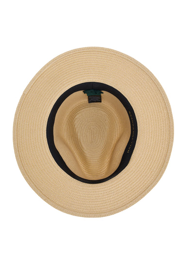 Holland Cooper Francesca Hat in Natural Navy Inside