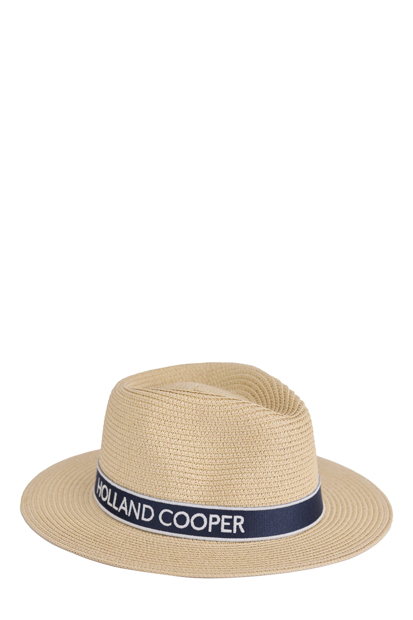 Holland Cooper Francesca Hat in Natural Navy Reverse