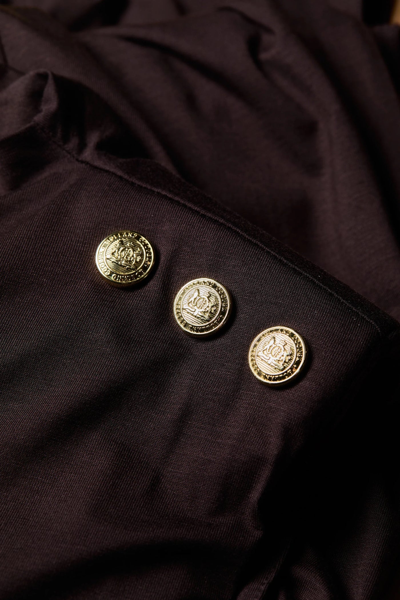 Holland Cooper Harper Maxi Dress in Chocolate Detail