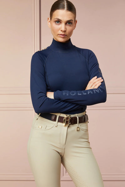 Holland Cooper Heritage Ladies Belt in Ink Navy Model