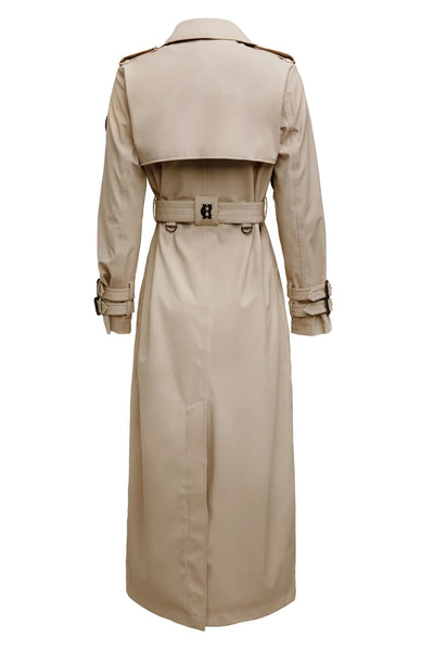 Holland Cooper Kendal Trench Coat in Stone Back