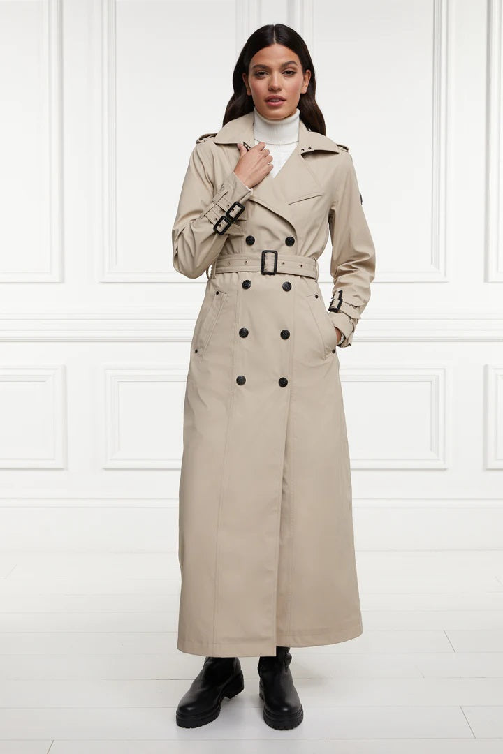 Holland Cooper Kendal Trench Coat in Stone