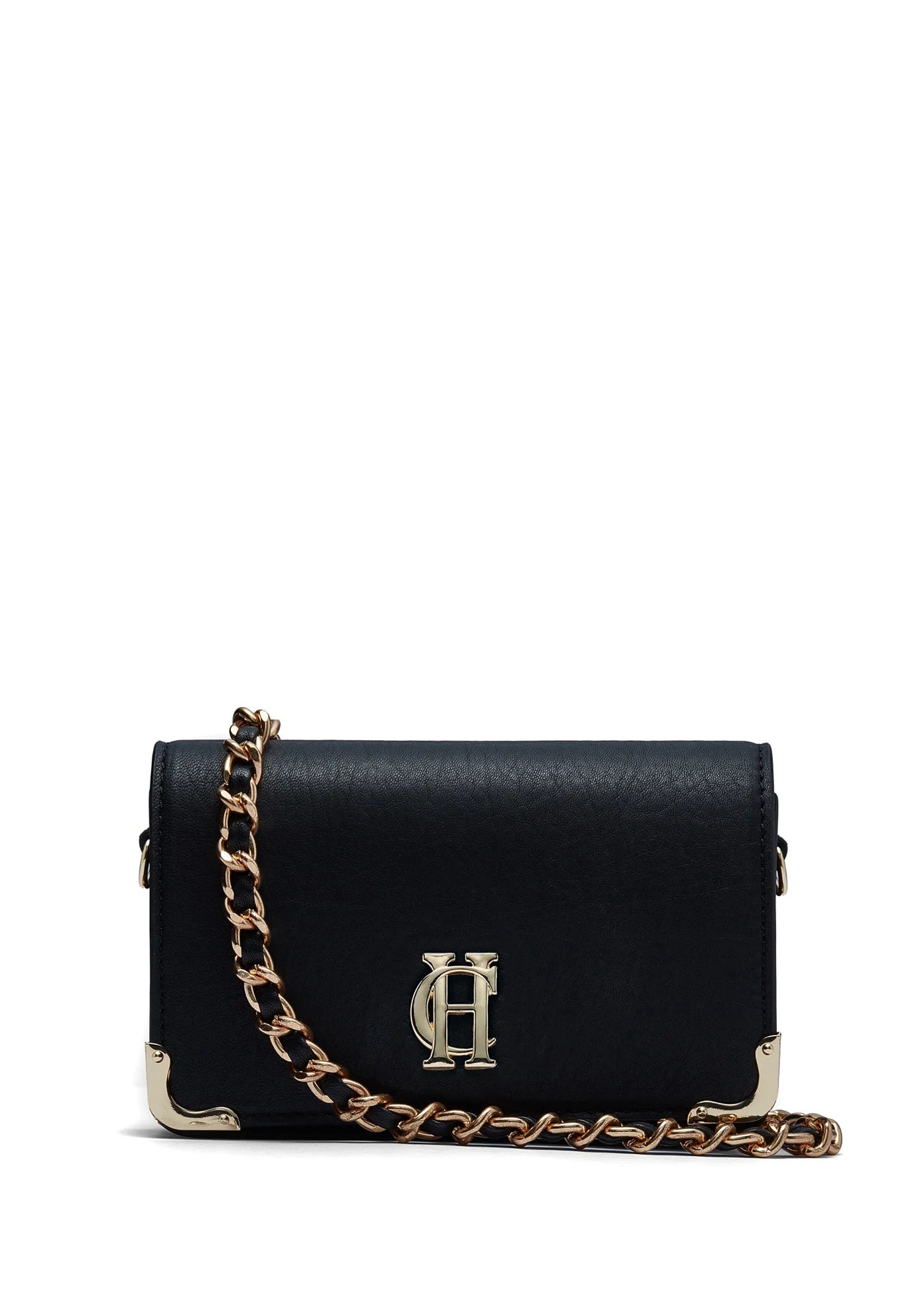 Holland Cooper Kensington Crossbody Bag in Black Front Strap