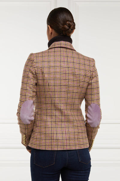 Holland Cooper Knightsbridge Ladies Blazer in Sudeley Pink Tweed Model Back