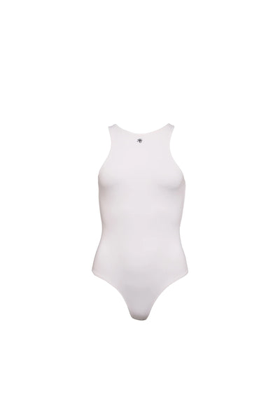 Holland Cooper Melanie Bodysuit in White Front