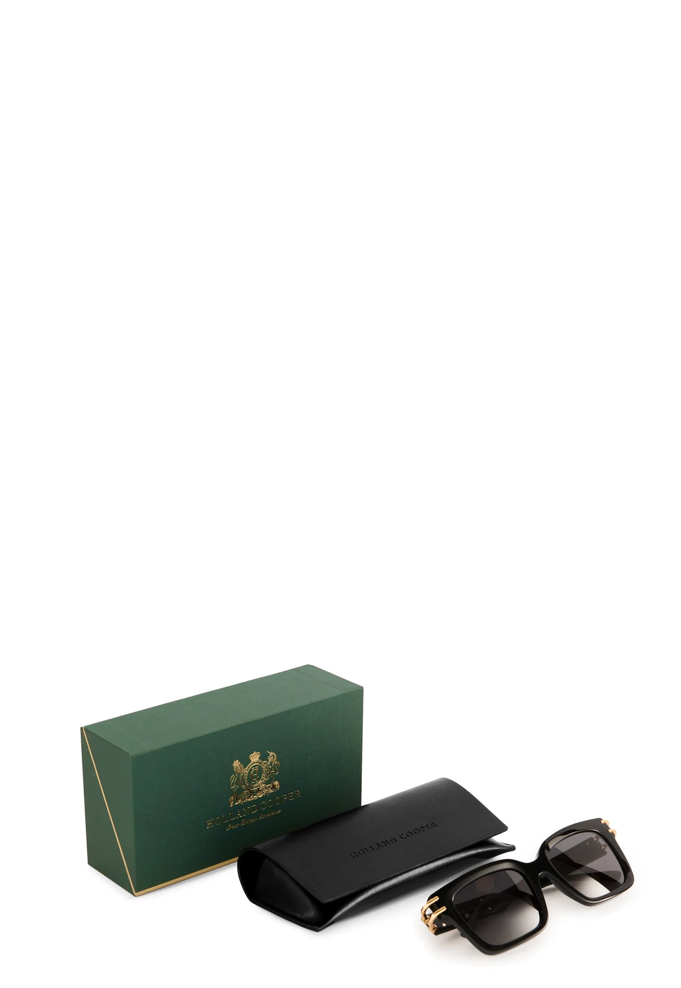 Holland Cooper New York City Sunglasses in Black Box