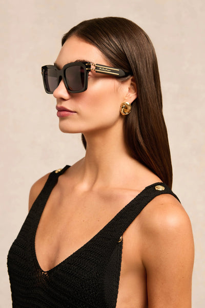 Holland Cooper New York City Sunglasses in Black
