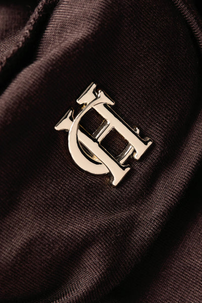 Holland Cooper Paige Roll Neck in Chocolate Logo