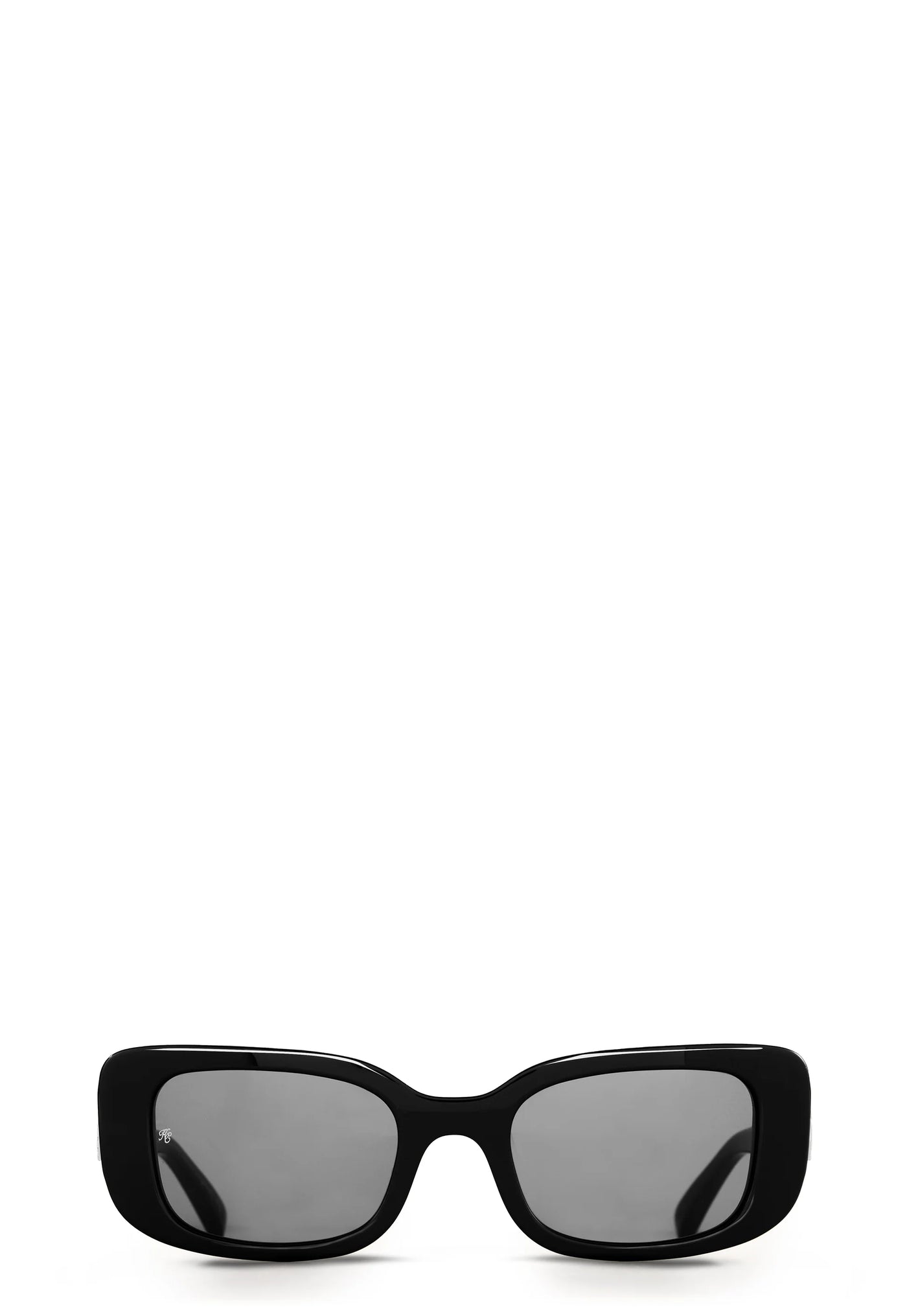 Holland Cooper Paris Narrow Sunglasses in Black Front