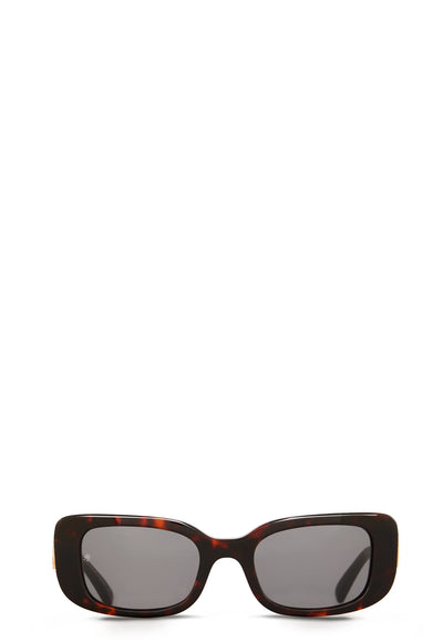 Holland Cooper Paris Narrow Sunglasses in Tortoiseshell Front
