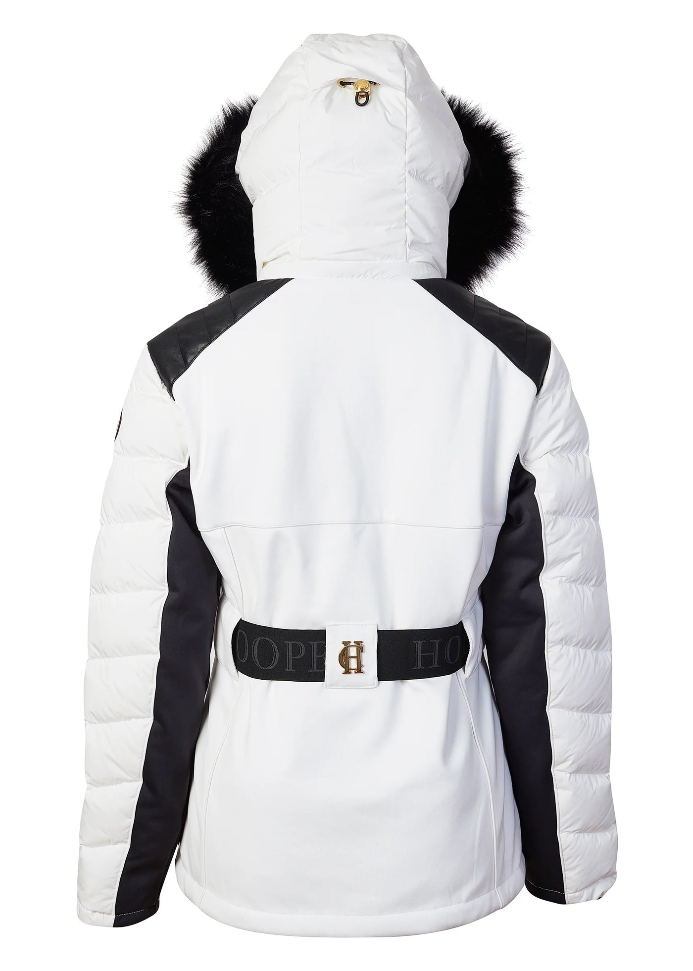 Holland Cooper Ski Jacket in White Back