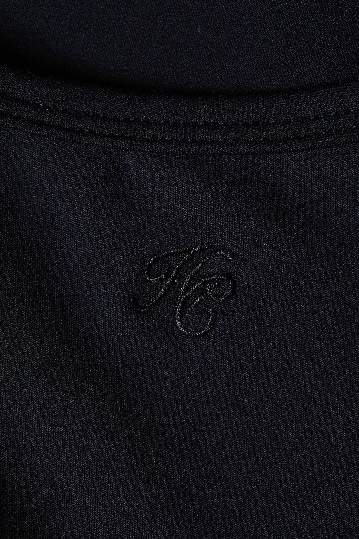 Holland Cooper Supersoft Long Sleeve Top in Black Logo