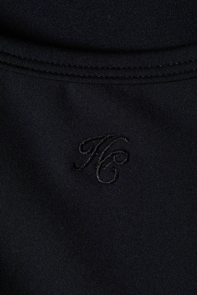 Holland Cooper Supersoft Long Sleeve Top in Black Logo