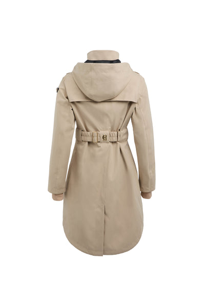 Holland Cooper Rosedale Waterproof Parka in Stone Back