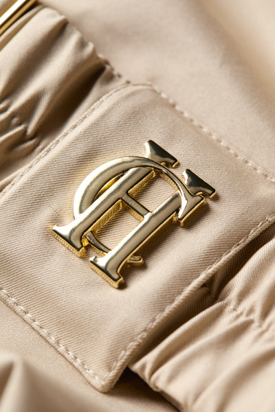 Holland Cooper Rosedale Waterproof Parka in Stone Logo