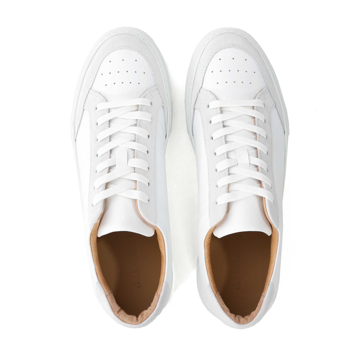 J.Lindeberg Art Signature Trainer in White Birdseye