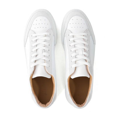 J.Lindeberg Art Signature Trainer in White Birdseye