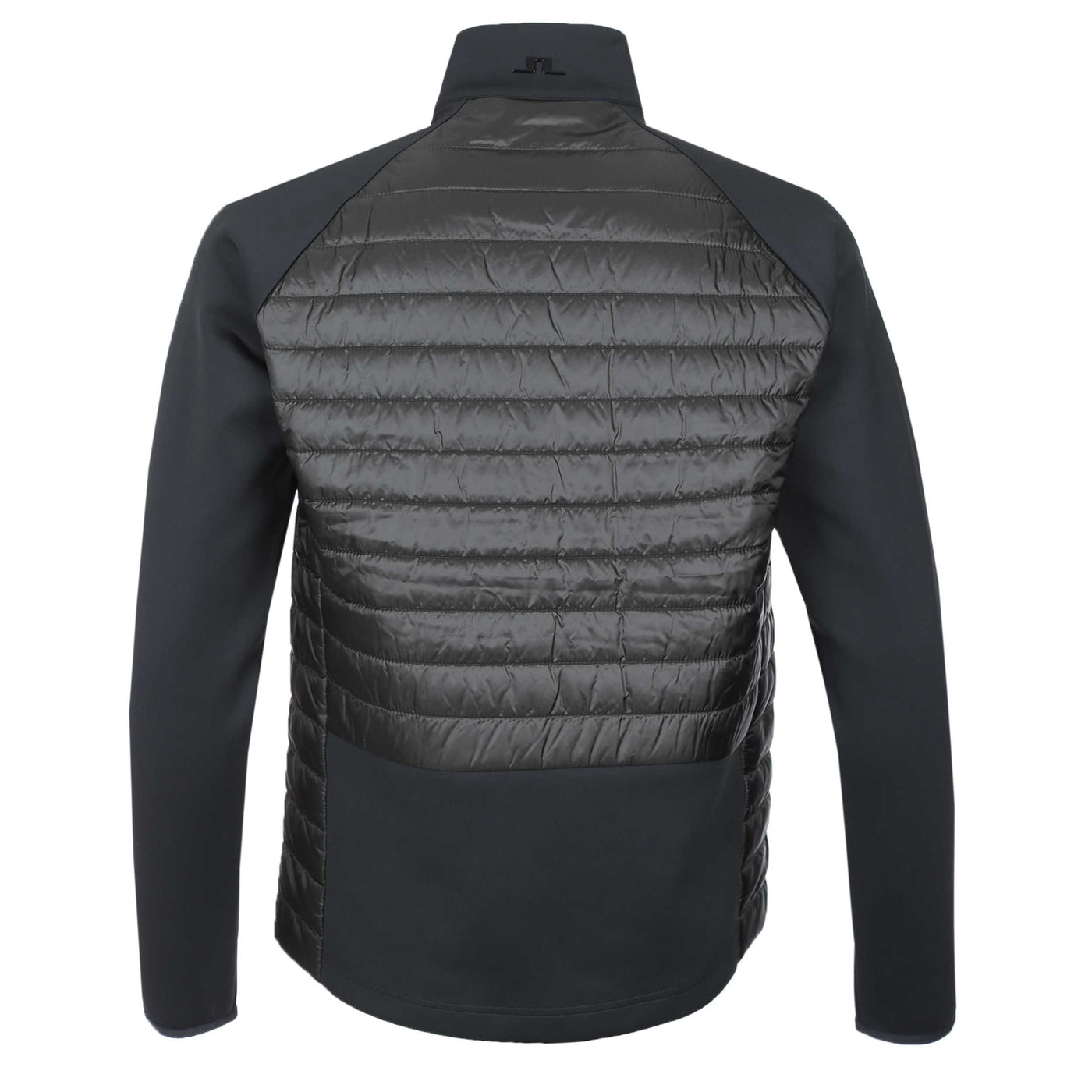 J.Lindeberg Hayden Quilt Hybrid Jacket in Black Back