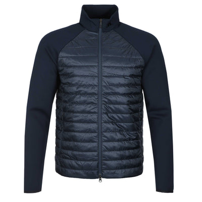 J.Lindeberg Hayden Quilt Hybrid Jacket in JL Navy