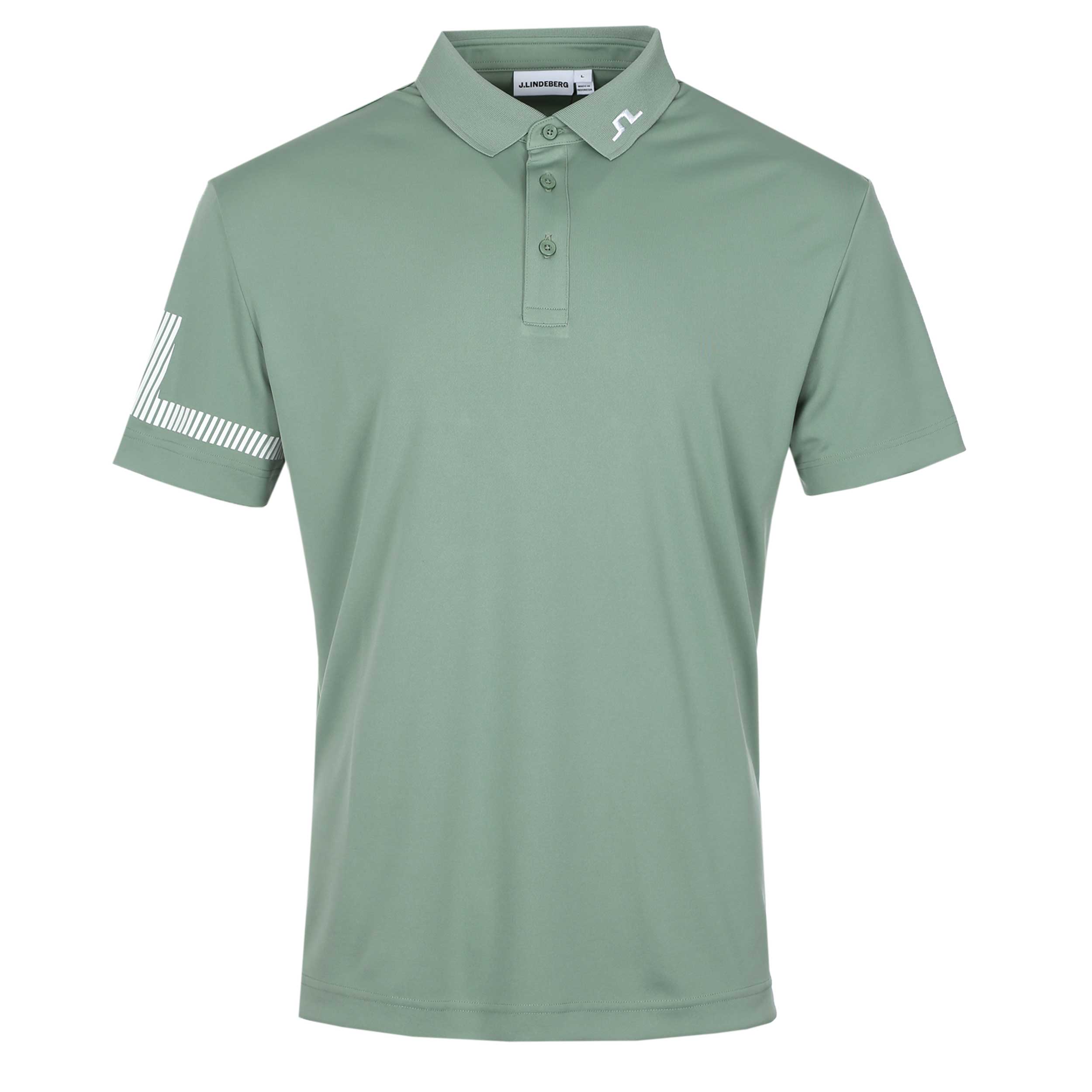 J.Lindeberg Heath Polo Shirt in Hedge Green