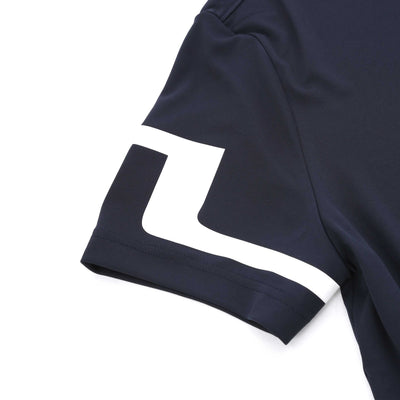 J.Lindeberg Heath Regular Fit Polo Shirt in Navy Logo