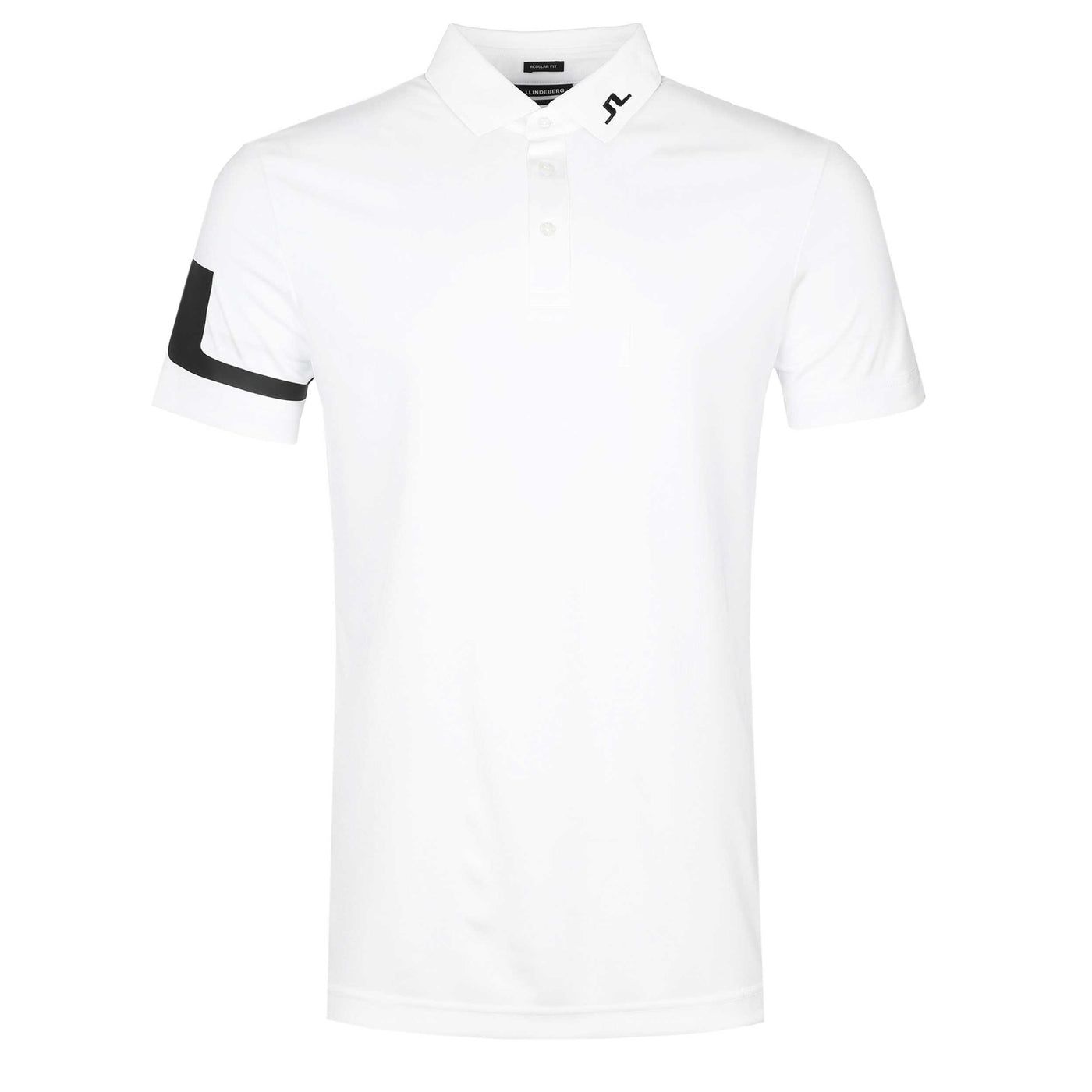 J.Lindeberg Heath Regular Fit Polo Shirt in White
