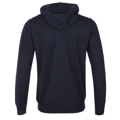 J.Lindeberg Karl Merino Hoodie Knitwear in JL Navy Back