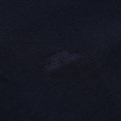 J.Lindeberg Karl Merino Hoodie Knitwear in JL Navy Logo