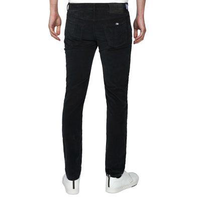 Jacob Cohen Bard 5 Pocket Moleskin Jean in Black Back