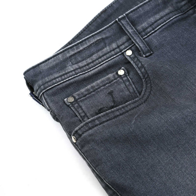 Jacob Cohen Bard Black Badge Jean in Grey Pocket