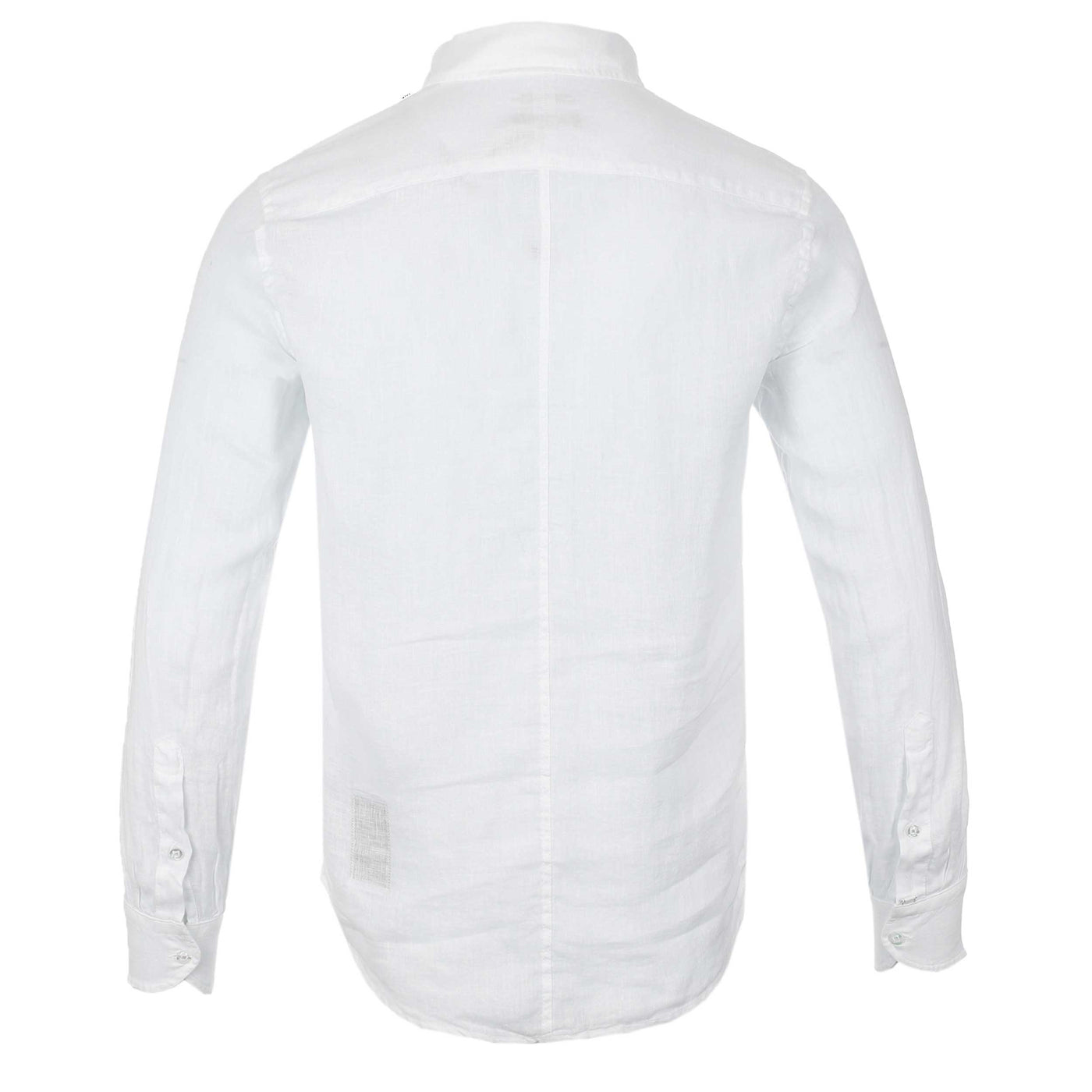 Jacob Cohen Basic Linen Shirt in White Back