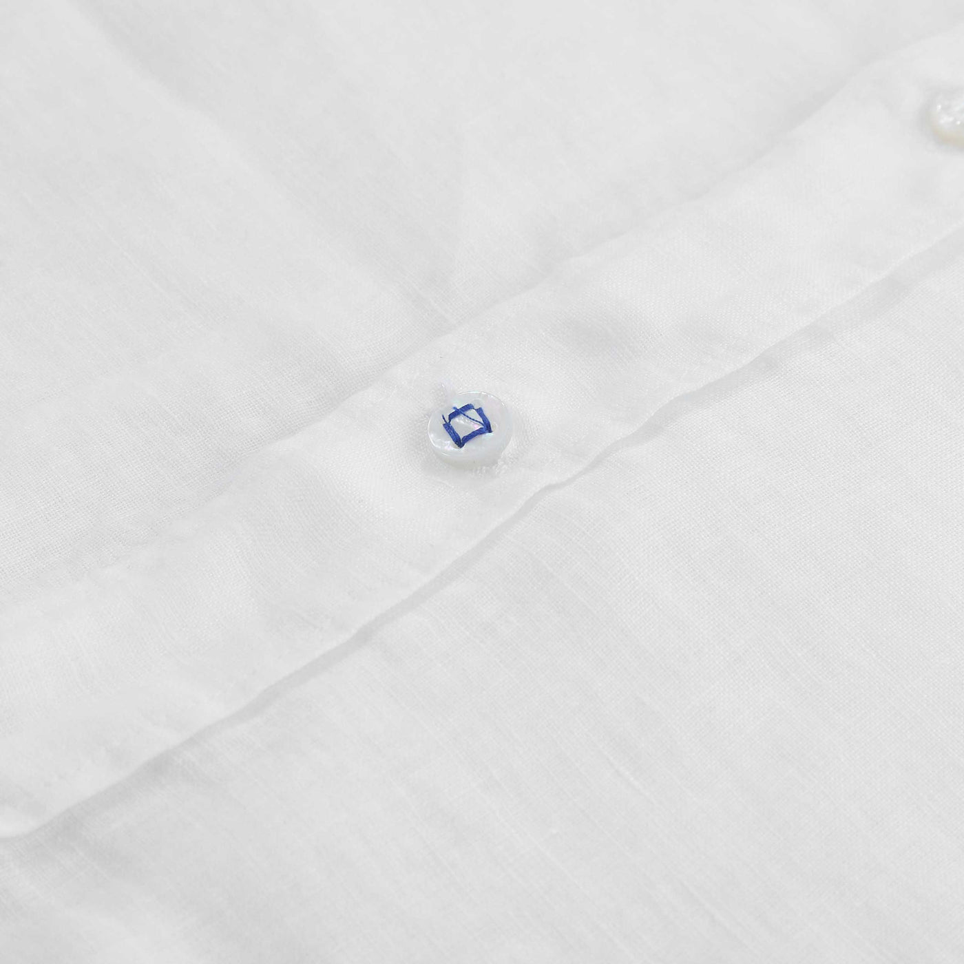 Jacob Cohen Basic Linen Shirt in White Button