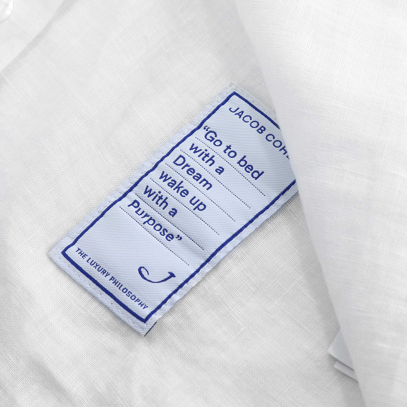 Jacob Cohen Basic Linen Shirt in White Details