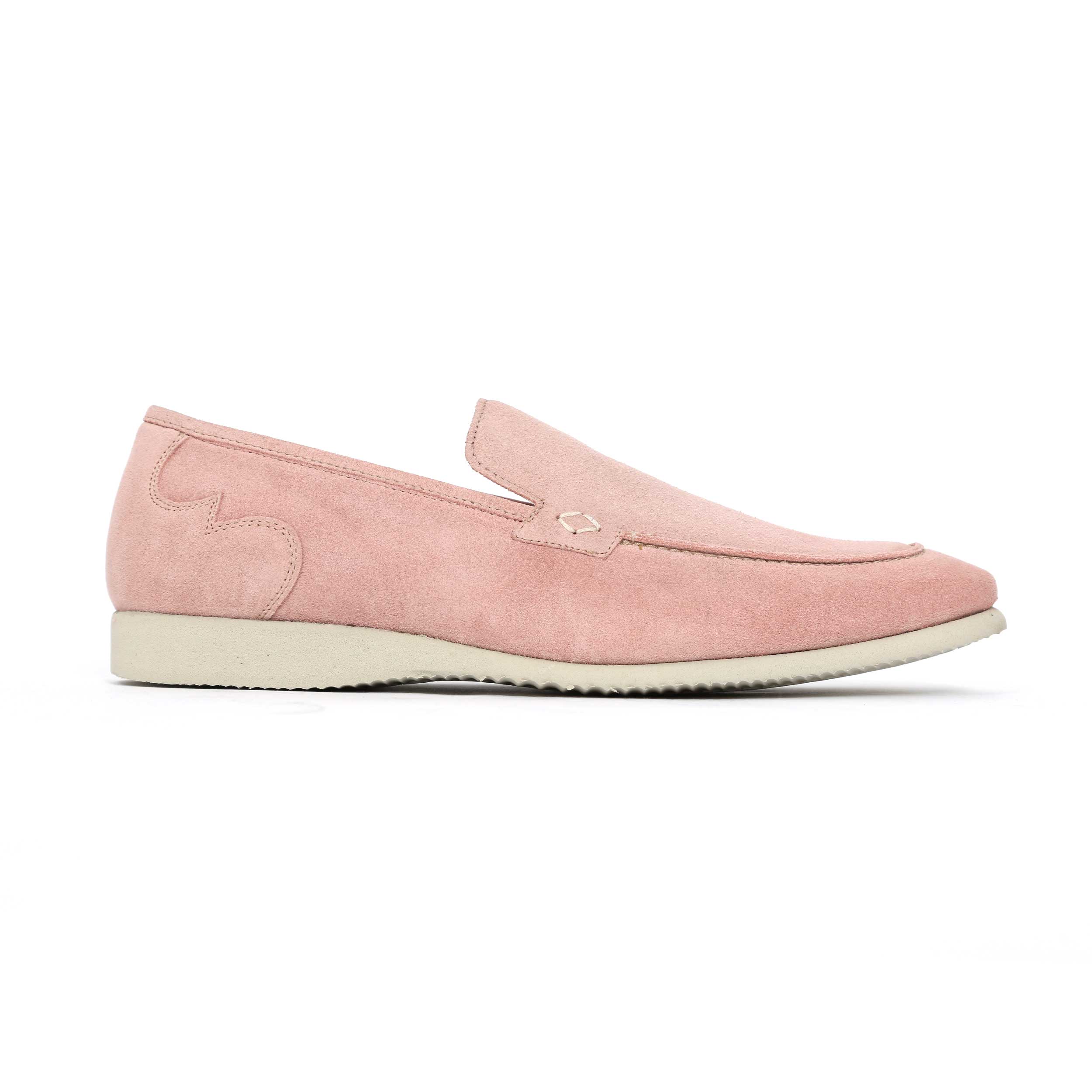 Jeffery West Jung Shoe in Light Pink Suede