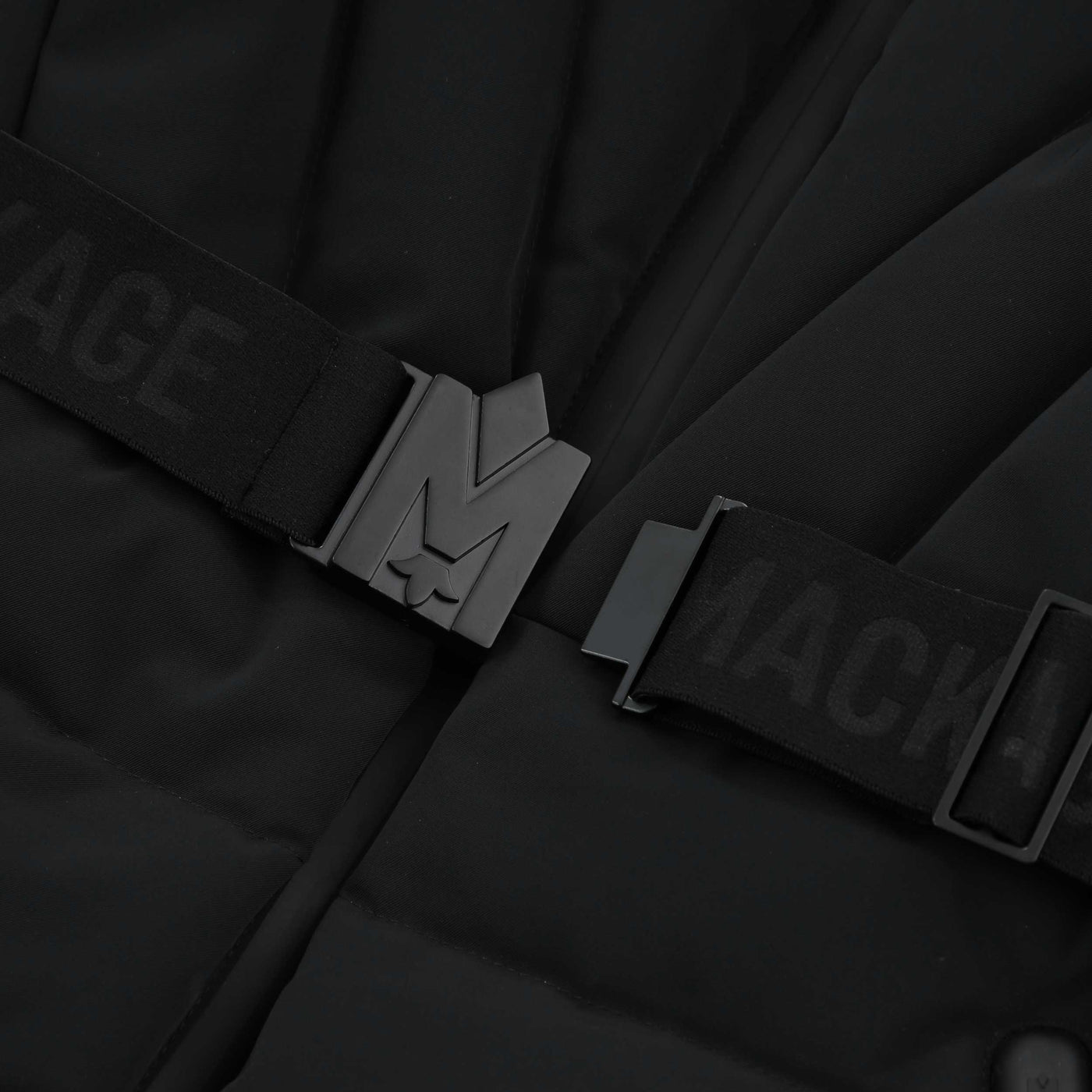 Mackage Elita Ladies Jacket in Black Belt Open