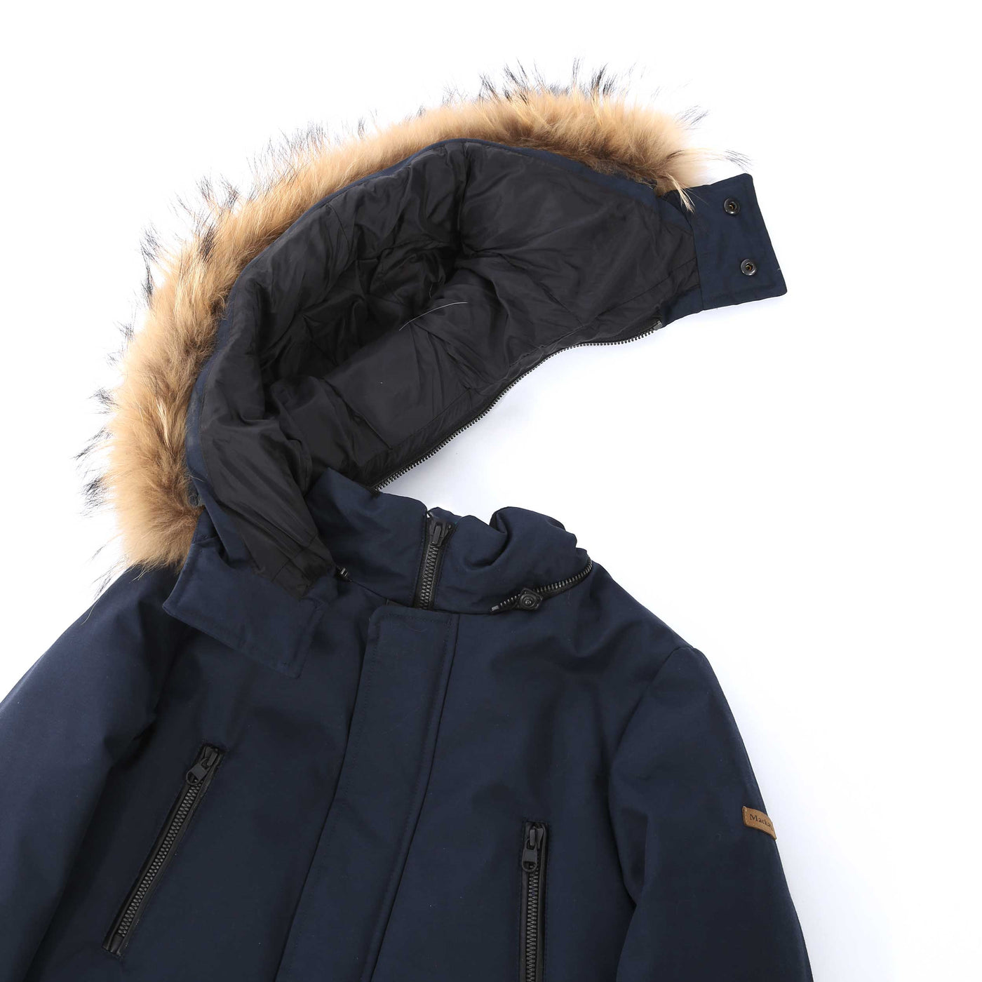 Mackage Jo T Kids Jacket in Navy Removable Hood