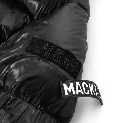 Mackage Kent Z Jacket in Black Logo Detached