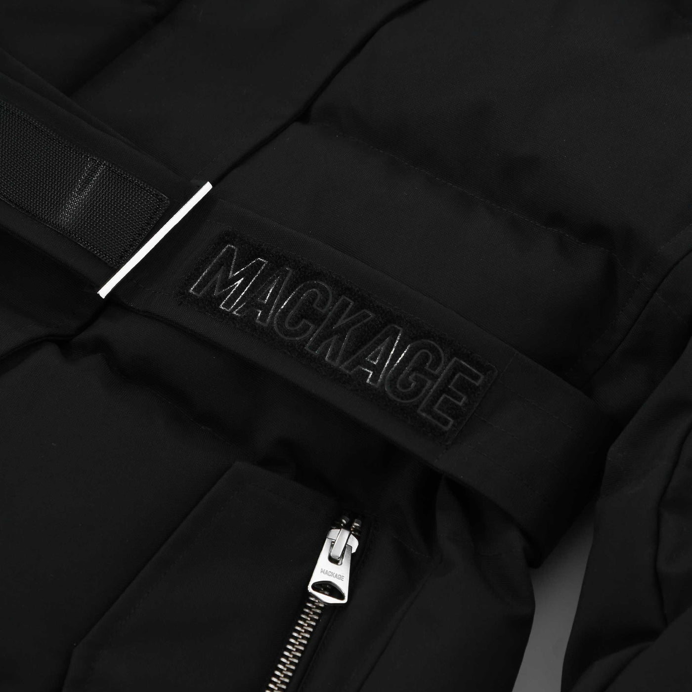 Mackage Shyla NF Ladies Jacket in Black Belt Logo