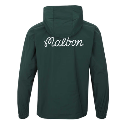 Malbon Evergreen Buckets Nylon Anorak in Hunter Green Back