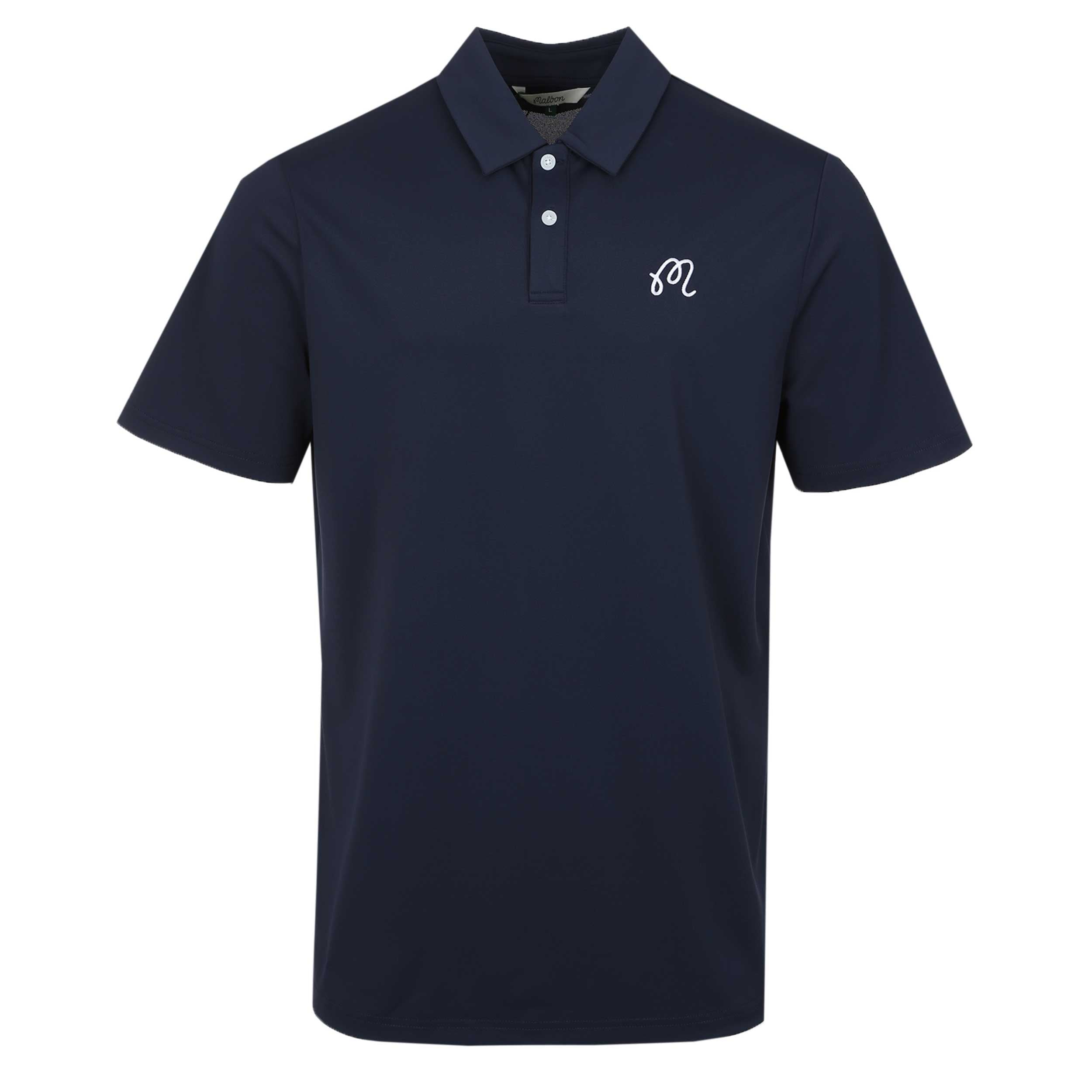 Malbon Fairway Polo Shirt in Navy
