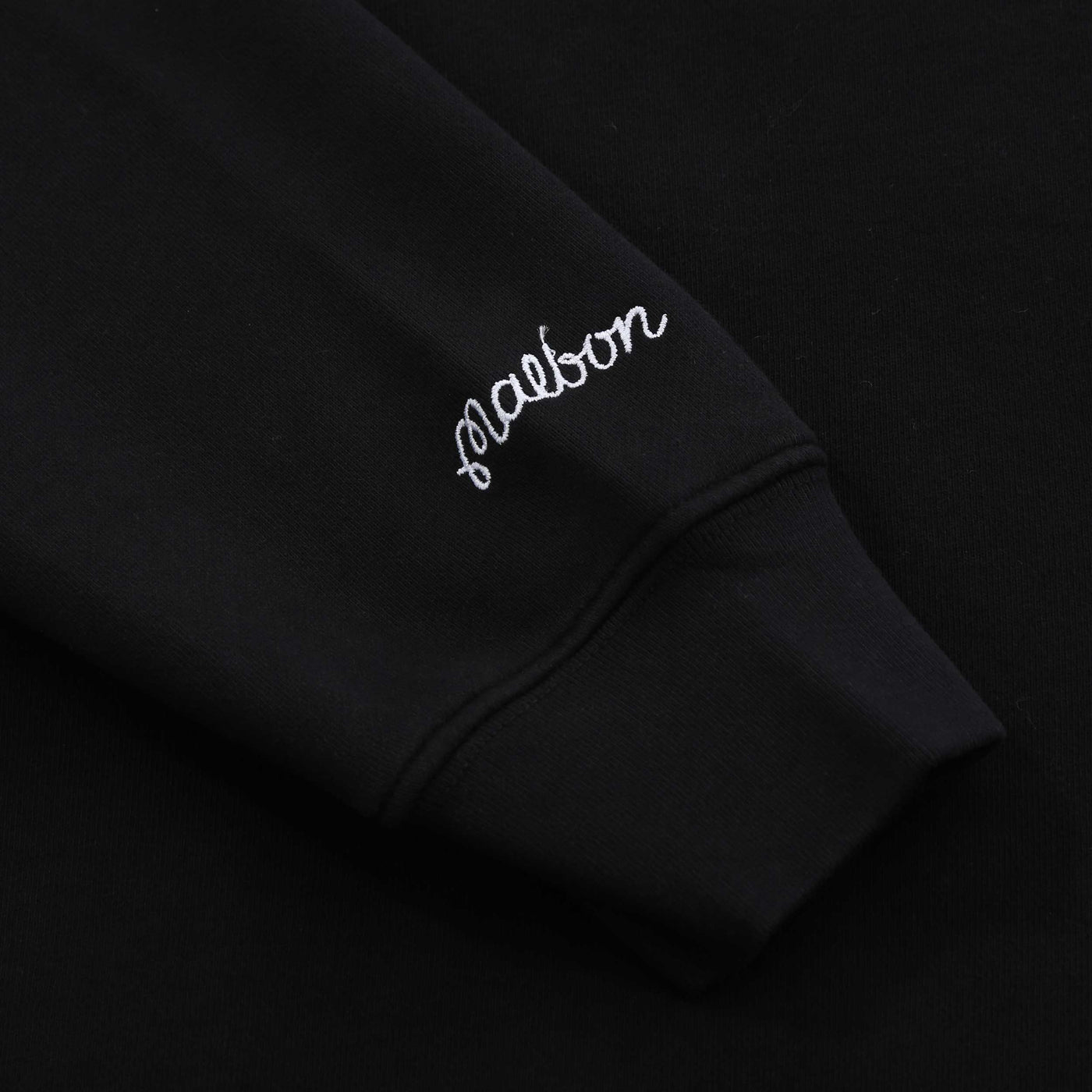 Malbon Range Cooper Sweatshirt in Black Logo Tab