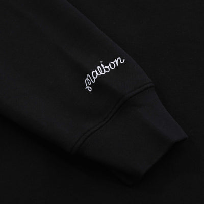 Malbon Range Cooper Sweatshirt in Black Logo Tab