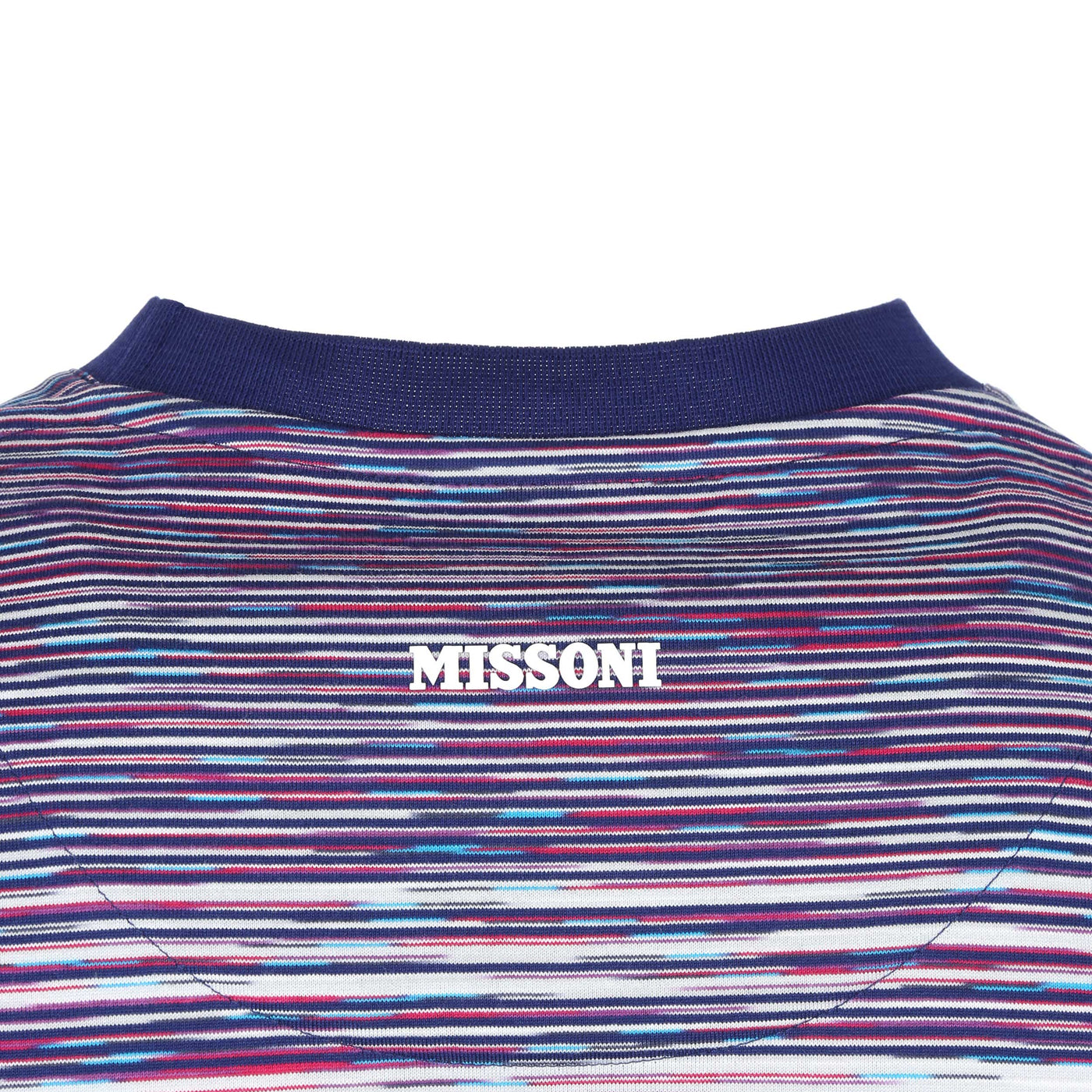 Missoni Stripe T-Shirt in Multicolour Logo
