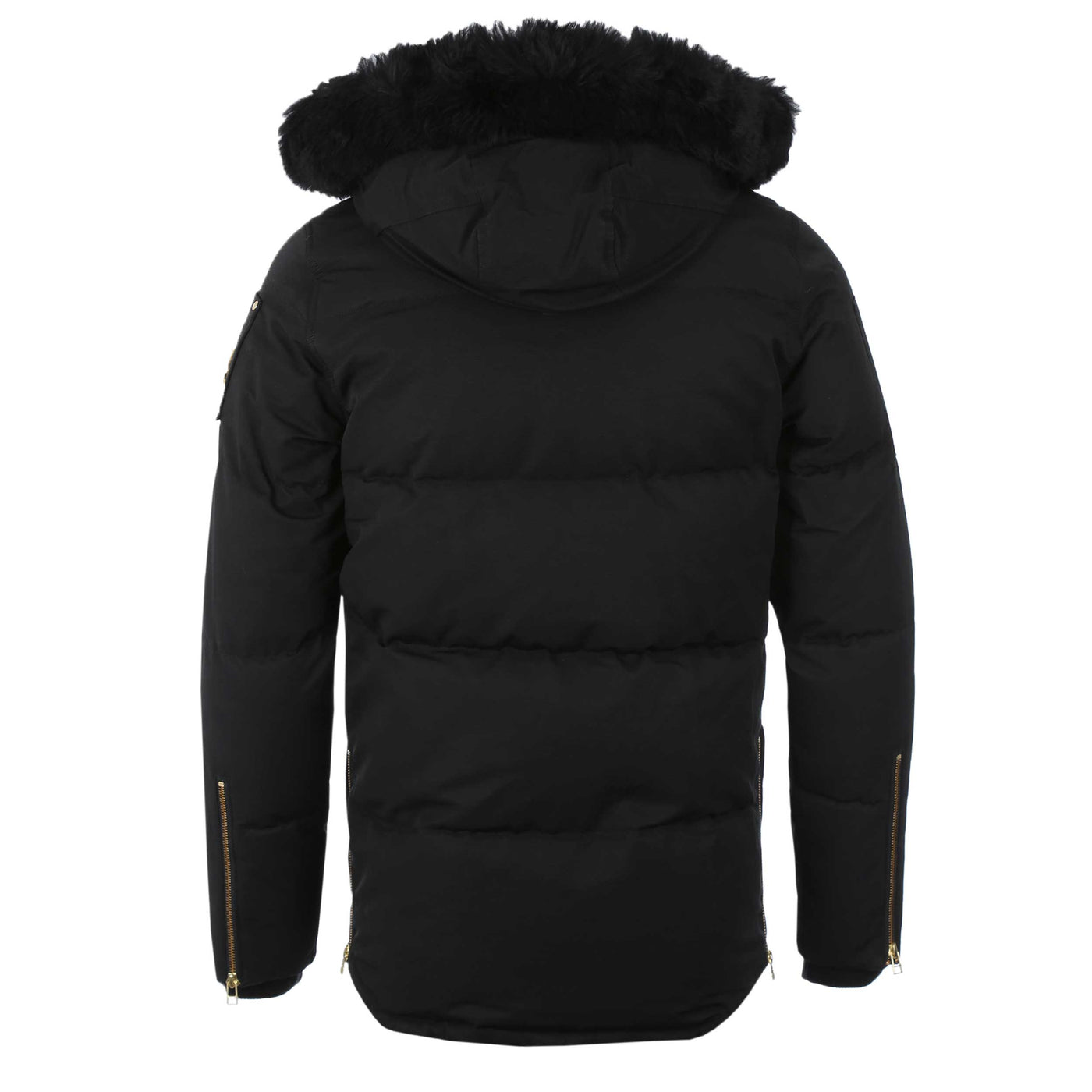 Moose Knuckles 3Q Gold Jacket in Neoshear Black Back