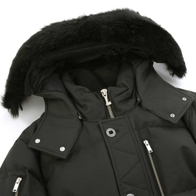 Moose Knuckles 3Q Jacket in Cement Hood