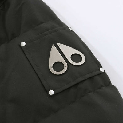 Moose Knuckles 3Q Jacket in Cement Logo