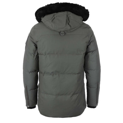 Moose Knuckles 3Q Jacket in Forrest Hill & Black Fur Back