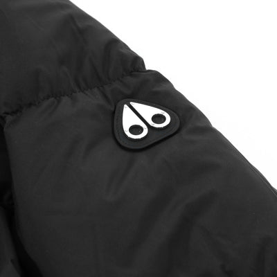 Moose Knuckles Belle Cote SH Ladies Jacket in Black Logo