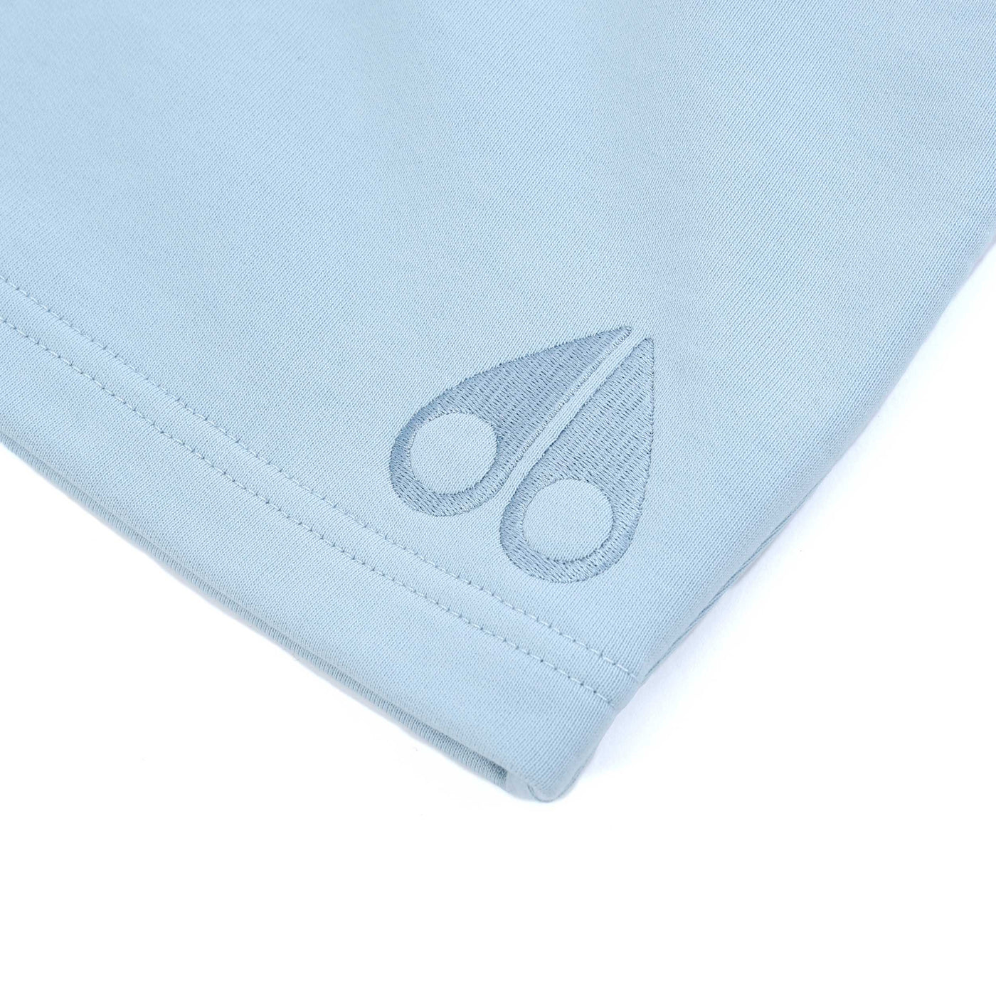 Moose Knuckles Clyde Shorts Sweat Short in Sky Blue Logo