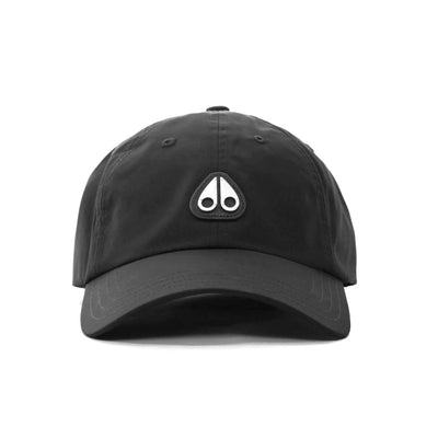 Moose Knuckles Crescent Logo Cap in Black